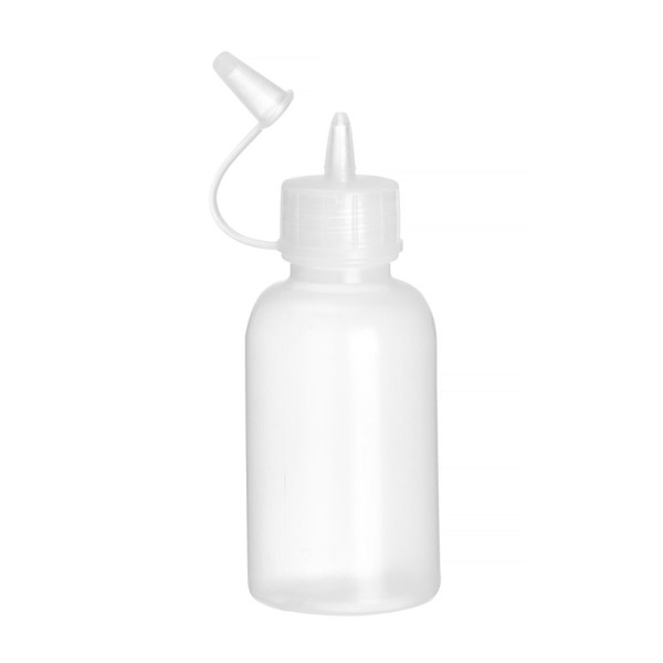 Mini szószadagoló – 4 db-os készlet, HENDI, 0,05L, Átlátszó, ⌀35x(H)100mm 557990