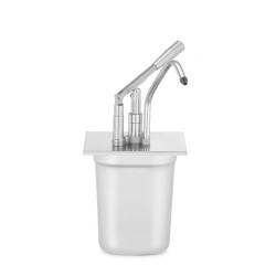 Fedél GN-tartályokhoz való adagolóval, HENDI, GN 1/6, 180x165mm 558133