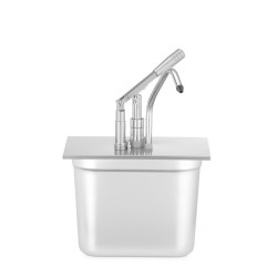 Fedél GN-tartályokhoz való adagolóval, HENDI, GN 1/4, 270x165mm 558140