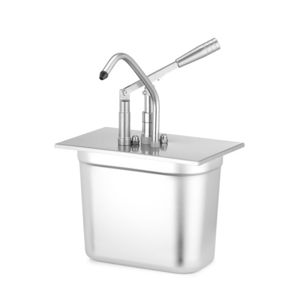 Fedél GN-tartályokhoz való adagolóval, HENDI, GN 1/4, 270x165mm 558140