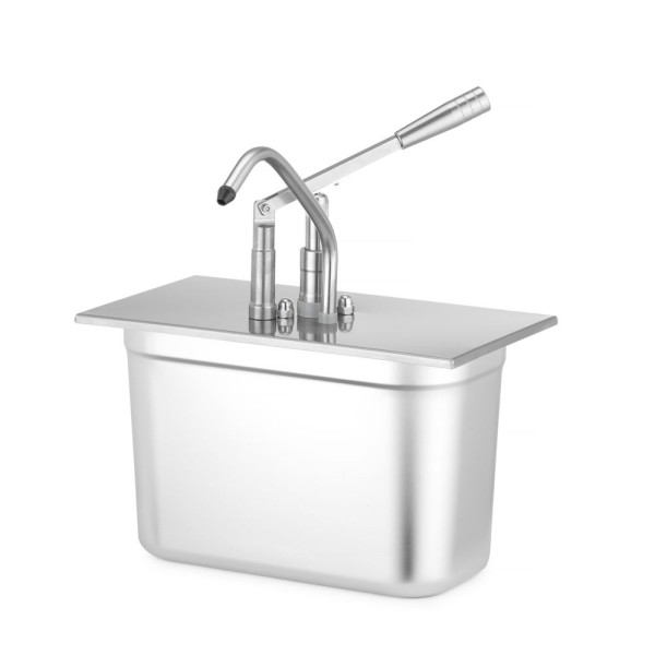 Fedél GN-tartályokhoz való adagolóval, HENDI, GN 1/3, 330x180mm 558157