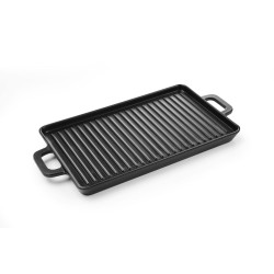 Miniatűr grill lap Little Chef, HENDI, Fekete, 320x162x(H)20mm 564516