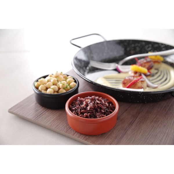 Vajas & Szószos tál - 3 db, HENDI, Fekete, 3 db., ⌀80x(H)30mm 564561