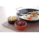 Vajas & Szószos tál - 3 db, HENDI, Fekete, 3 db., ⌀80x(H)30mm 564561