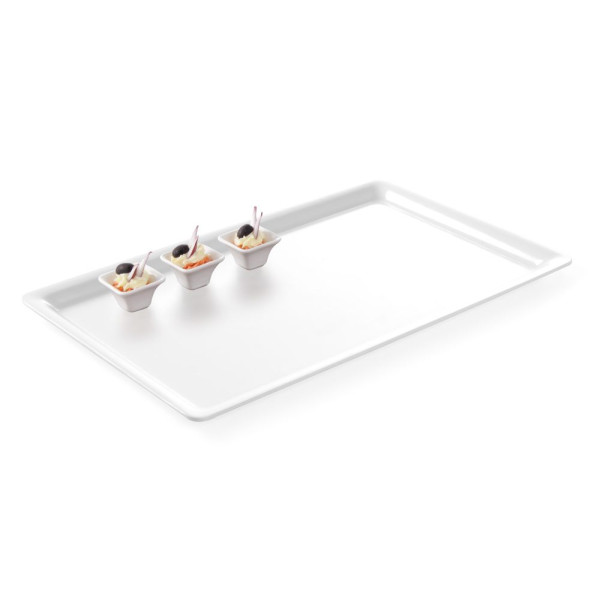 GN tálcák keskeny szegéllyel, HENDI, GN 1/1, 530x325x(H)20mm 566008