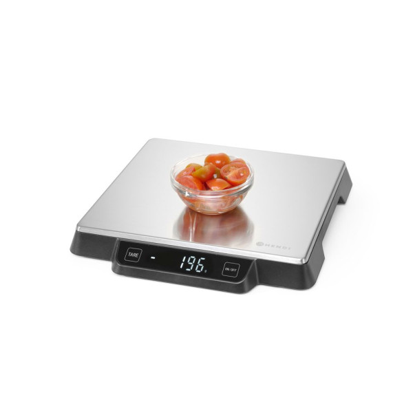 Konyhai mérleg 15 kg, HENDI, 266x269x(H)34mm 580233