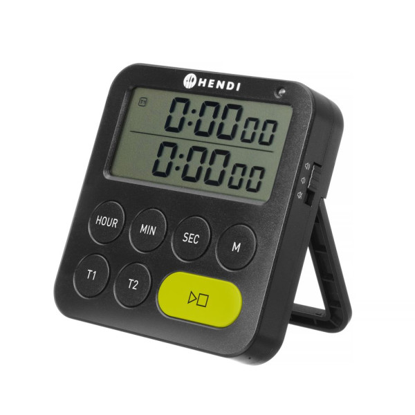 Időzítő, HENDI, Fekete, 82x20x(H)86mm 582046