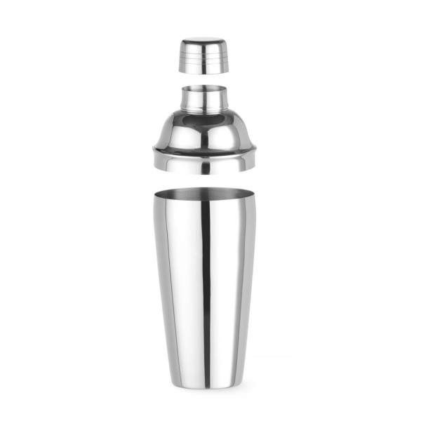 Koktél shaker 3 részes, BarUp, 0,75L, ⌀80x(H)240mm 593004