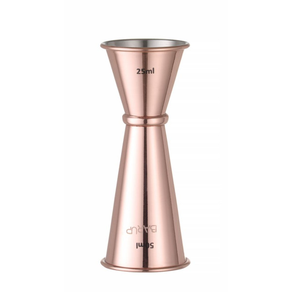 Jigger 30/50 ml, BarUp, Rézvörös, ⌀45x(H)114mm 593332