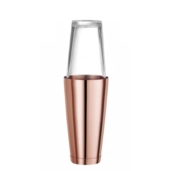 Boston shaker, BarUp, 0,8L, Rézvörös, ⌀90mm 596395