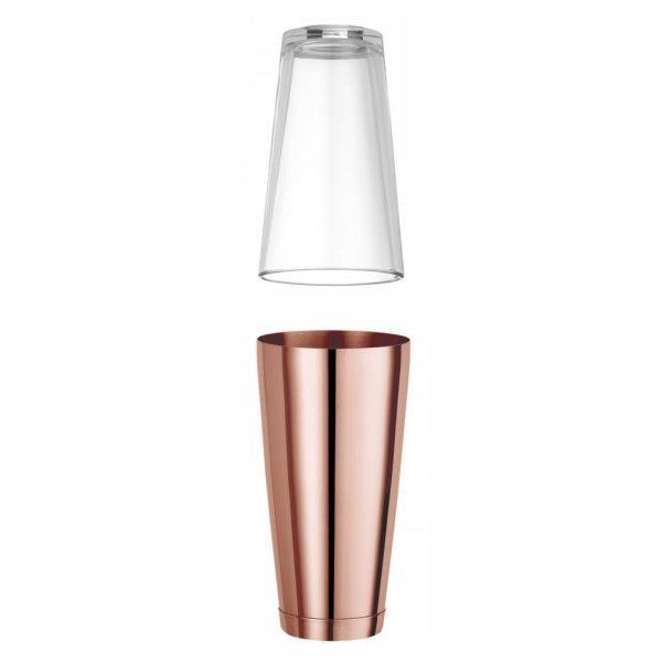 Boston shaker, BarUp, 0,8L, Rézvörös, ⌀90mm 596395