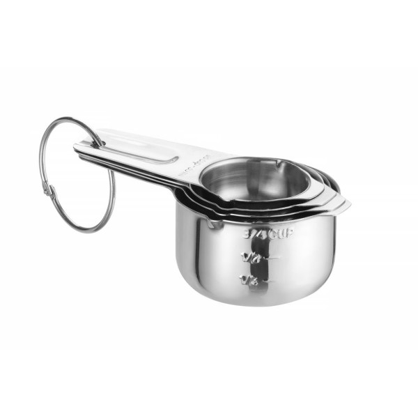 Mérőpohár - 4 db-os készlet, HENDI, 135x80x(H)45mm 596494