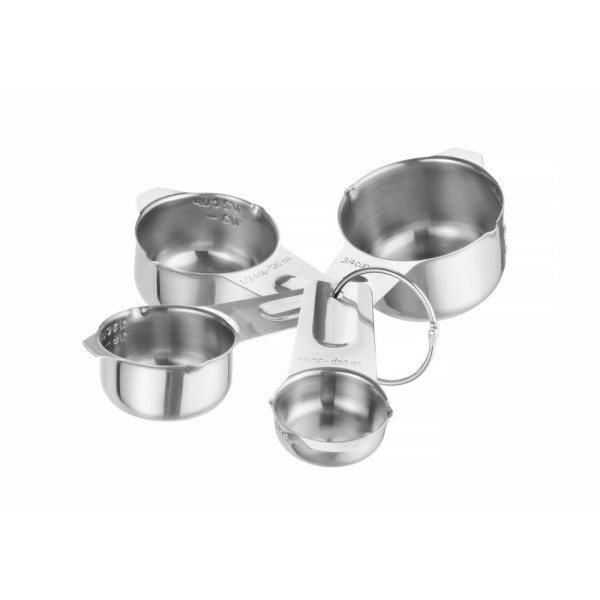 Mérőpohár - 4 db-os készlet, HENDI, 135x80x(H)45mm 596494