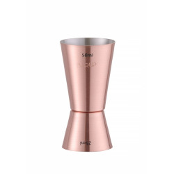 Jigger 25/50 ml, BarUp, Rézvörös, ⌀42x(H)86mm 596548