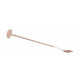 Keverőkanál zúzófejjel, BarUp, Rézvörös, 280x35mm 596579