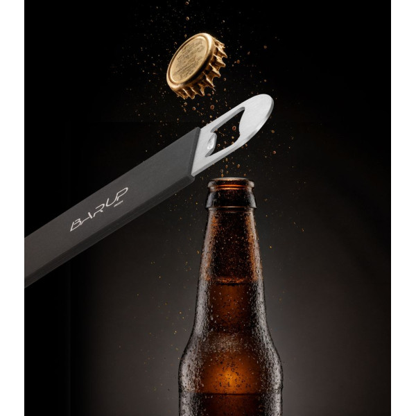 Üvegnyitó, BarUp, Fekete, 180x40mm 596661