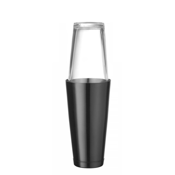 Boston shaker, BarUp, 0,8L, Fekete, ⌀x(H)mm 596678