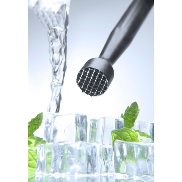 Muddler, BarUp, profilozott, csillag alakú, Fekete, ⌀34x207mm 596951