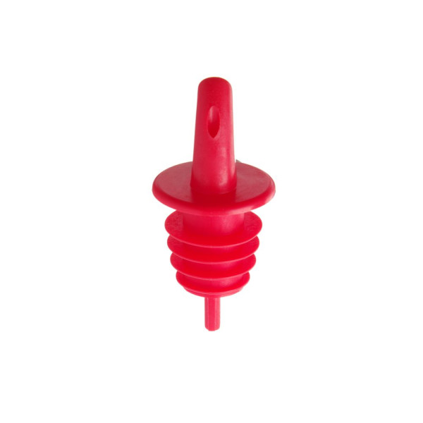 Szabad áramlású kiöntő, BarUp, 2 fekete, 2 fehér, 2 piros, Piros, 6 db 599440