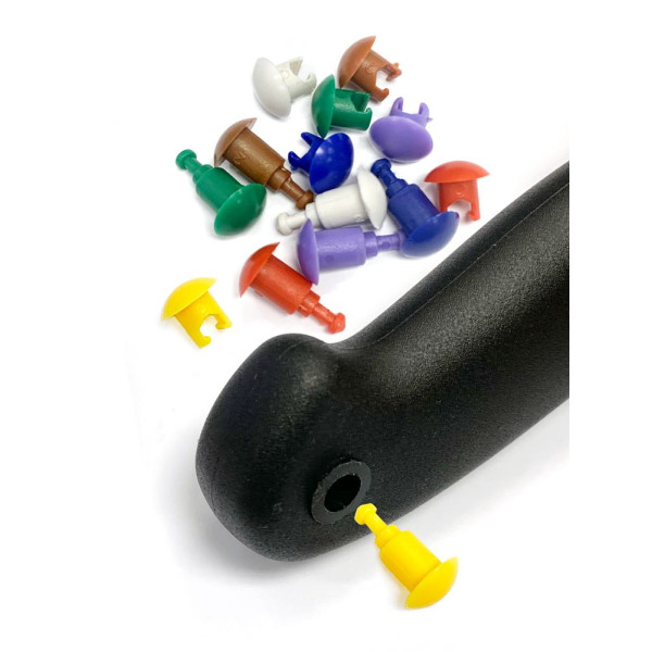 Pizzaszeletelő, HENDI, Fekete, (L)230mm 617014