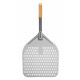 Rövid nyéllel perforált pizza lapát, HENDI, 300x660mm 618097