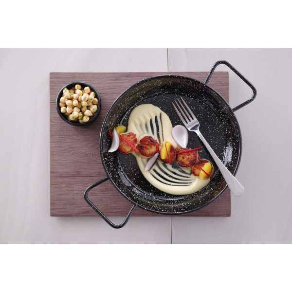 Zománcozott Paella serpenyő, HENDI, ⌀200x(H)36mm 622735