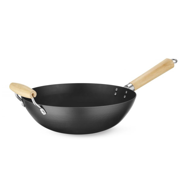 Wok fa fogantyúval, HENDI, ⌀324x565mm 627907