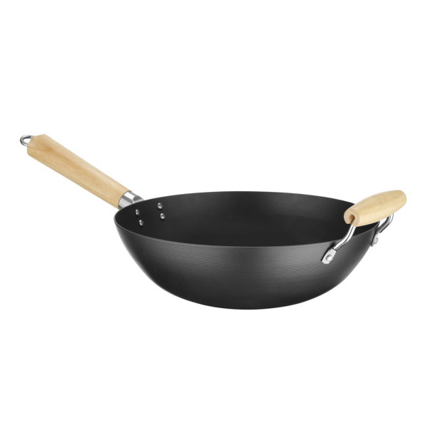 Wok fa fogantyúval, HENDI, ⌀324x565mm 627907
