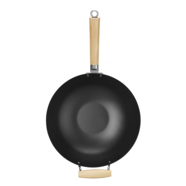 Wok fa fogantyúval, HENDI, ⌀324x565mm 627907
