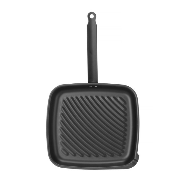 Grillserpenyő, négyzetes, HENDI, 480x282x(H)80mm 627983