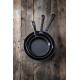 Öntöttvas serpenyők, HENDI, Fekete, ⌀165x(H)35mm 629314