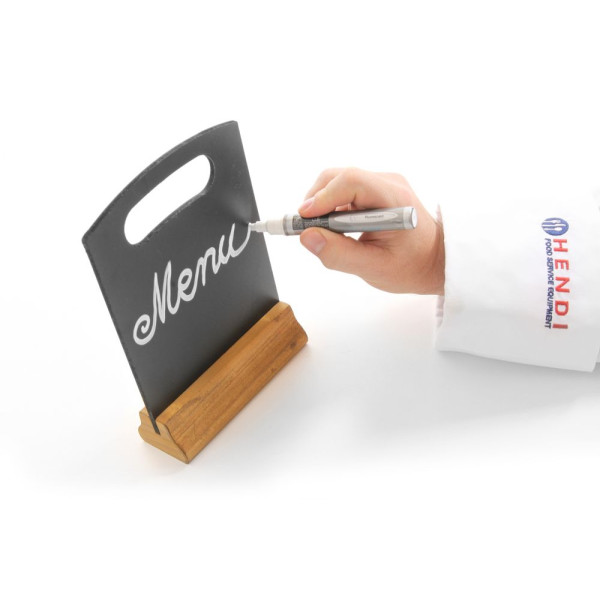 Asztali tábla - 2 db, HENDI, 2 db., 150x50x(H)230mm 664056