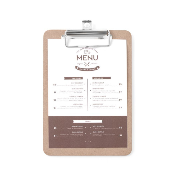 Étlaptartó tábla, HENDI, 125x180mm 664179