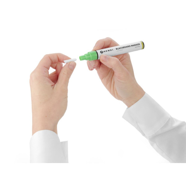 Tábla filctollak 6 mm, HENDI, 5 fehér filctoll 664209