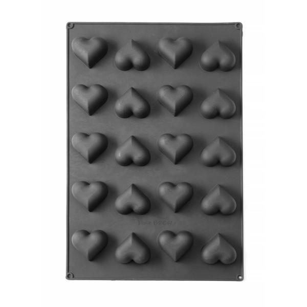 Szilikon szívalakú forma, HENDI, 570x375x(H)35mm 677254