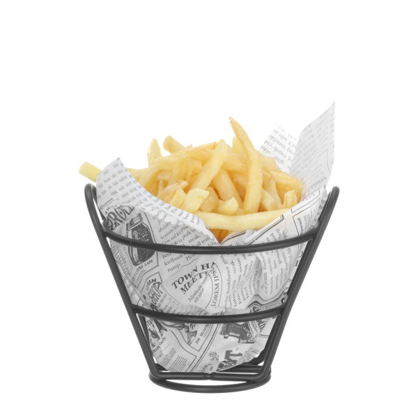 Zsírálló papír, HENDI, Újságmintás, 500 db., 200x250mm 678121