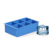 Jégkocka forma XL kocka, BarUp, Kék, 170x110x(H)52mm 679036