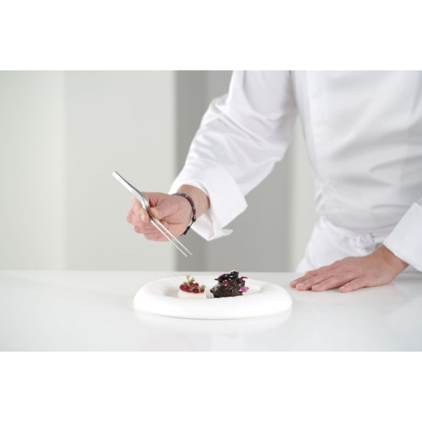 Hajlított csipesz, HENDI, (L)210mm 680087