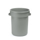 Kerek hulladékgyűjtő, AmerBox, 120L, Világos szürke, ⌀550x(H)690mm 691038
