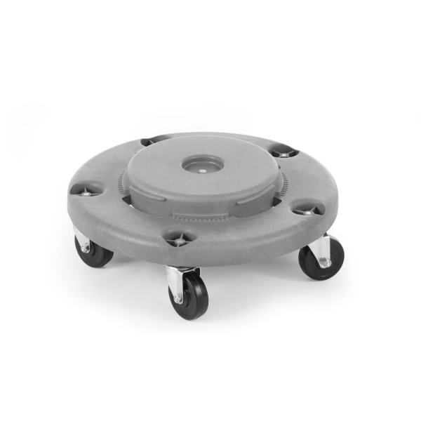 Trolley kerek hulladékgyűjtőhöz, AmerBox, 691038-hoz alkalmas, Világos szürke, ⌀455x(H)165mm 691076