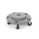 Trolley kerek hulladékgyűjtőhöz, AmerBox, 691038-hoz alkalmas, Világos szürke, ⌀455x(H)165mm 691076
