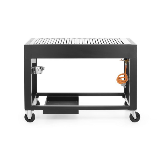Gázgrill Tampa, HENDI, Fekete, 10kW, 1260x580x(H)900mm 700044
