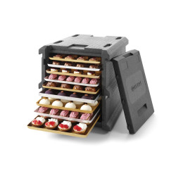 Termodoboz 9 x 600 x 400 mm, HENDI, Profi Line, 128L, 540x700x(H)640mm 707685