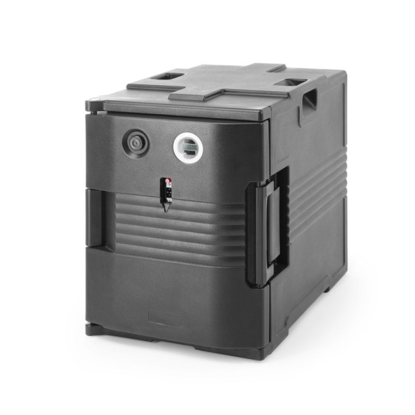 Hőszigetelt tartály fűtési funkcióval – vendéglátás, AmerBox, GN 1/1, 220-240V/200W, 477x680x(H)620mm 707692