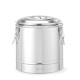 Szigetelt hordozható tartály, HENDI, Kitchen Line, 19L, Ezüst, ⌀350x(H)400mm 708088