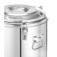 Szigetelt hordozható tartály, HENDI, Kitchen Line, 23L, Ezüst, ⌀350x(H)440mm 710241