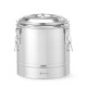 Szigetelt hordozható tartály, HENDI, Kitchen Line, 23L, Ezüst, ⌀350x(H)440mm 710241