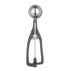 Fagylaltadagoló kanál balkezeseknek, Stöckel, 1/36, Fekete, ⌀46x(H)mm 755211