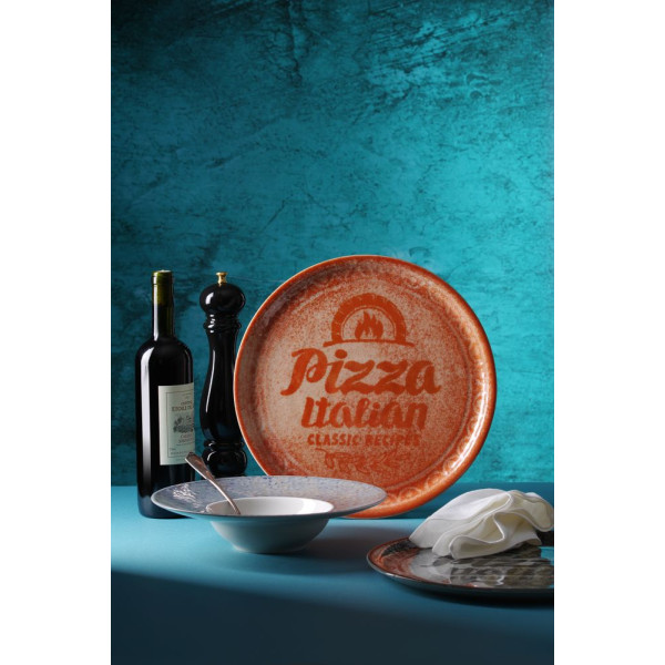 Pizzatányér Recipe Collection, téglavörös, HENDI, Piros, ⌀310mm 768778