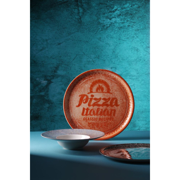 Pizzatányér Recipe Collection, téglavörös, HENDI, Piros, ⌀310mm 768778